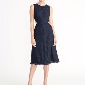 Rachel Roy Womens Dress - Blue Size 6 - Sheath Elana Floral Lace